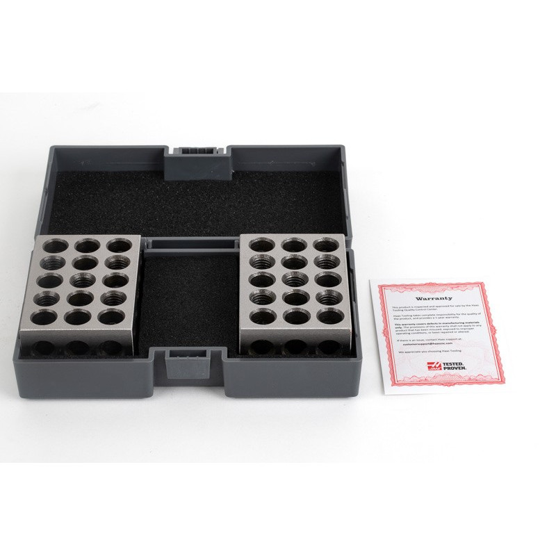 123 Metric Setup Block Matched Pair, 25-50-75mm, 0.003/25mm Accuracy