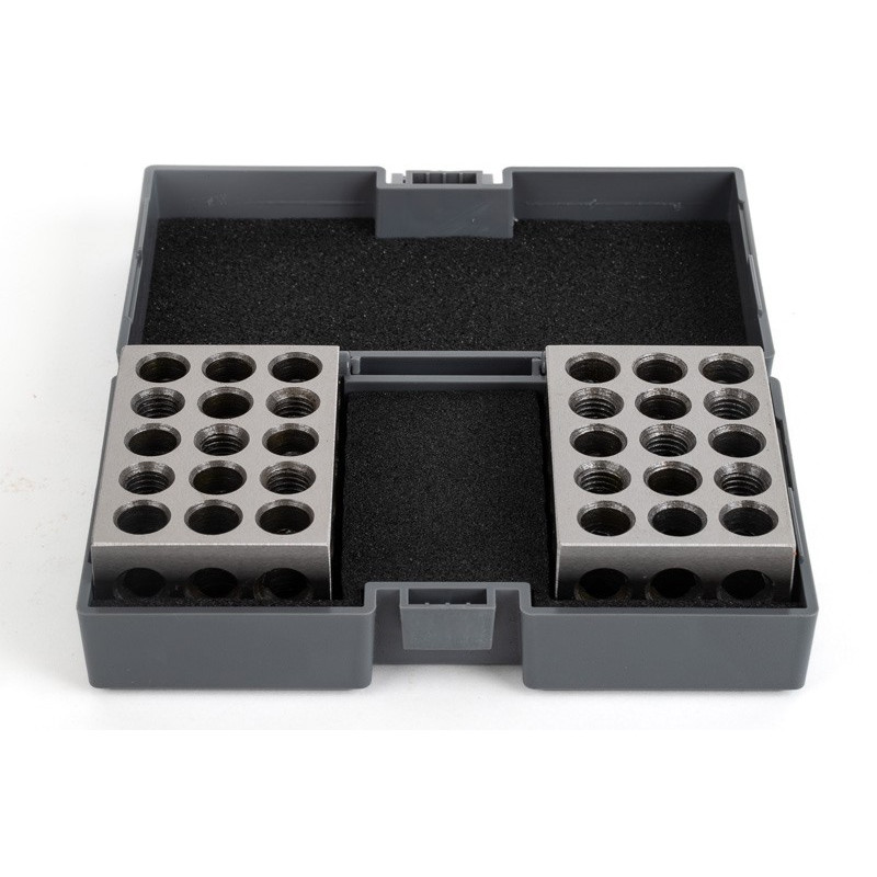 123 Metric Setup Block Matched Pair, 25-50-75mm, 0.003/25mm Accuracy