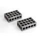 123 Metric Setup Block Matched Pair, 25-50-75mm, 0.008/25mm Accuracy