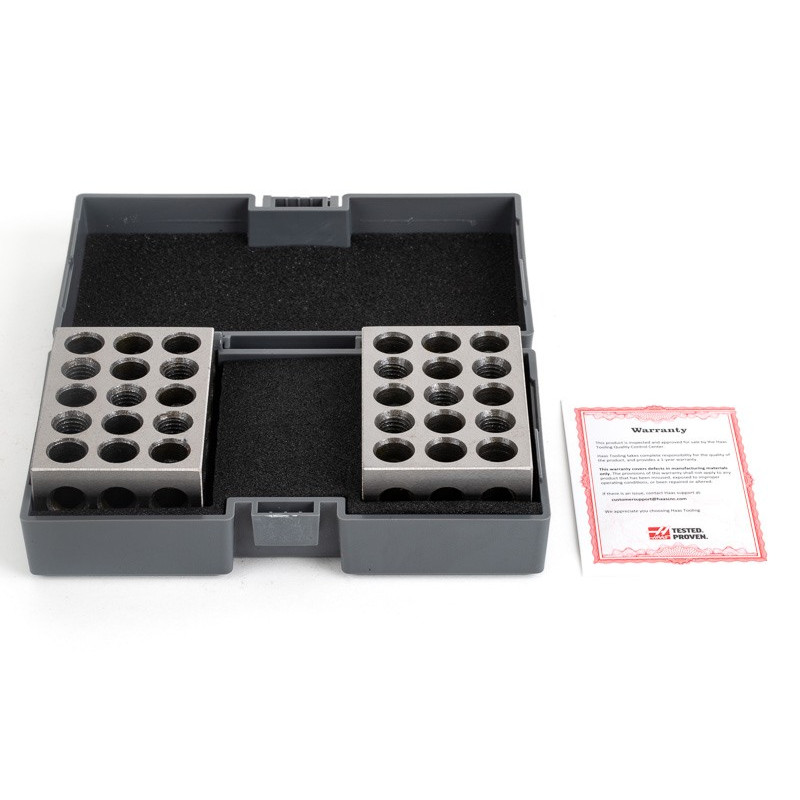 123 Metric Setup Block Matched Pair, 25-50-75mm, 0.008/25mm Accuracy