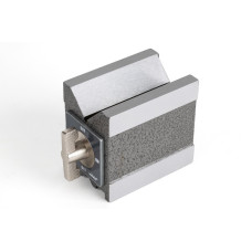 Магнітний V-подібний блок, 100x70x95 мм, місткість заготовки 60 мм, подвійний V-подібний блок 90°