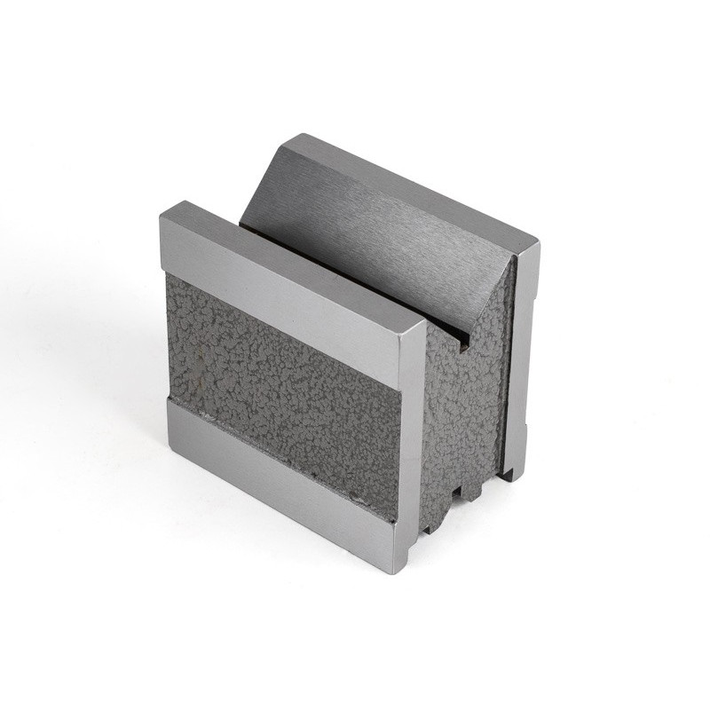 Магнітний V-подібний блок, 100x70x95 мм, місткість заготовки 60 мм, подвійний V-подібний блок 90°