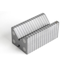 Магнітно-індукційний V-подібний блок, 100x58x46 мм, діаметр заготовки 50 мм, подвійний V-подібний блок 90°