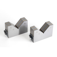 Пара магнітних V-подібних блоків, 150x50x100 мм, діаметр заготовки 100 мм, кут V 90°