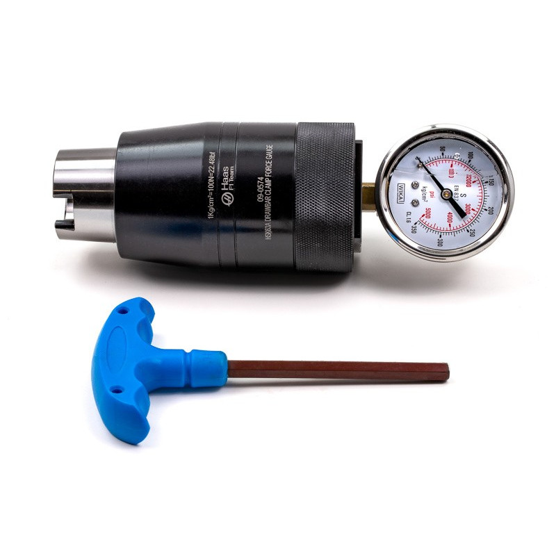 HSK63A Spindle Drawbar Force Gauge, 350kg/cm2 Range