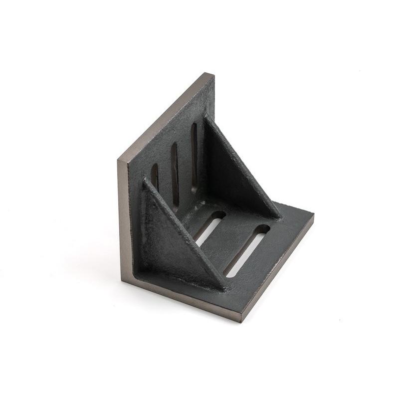 Slotted Angle Plate, Webbed Gusset, 5" (125mm) Length x 6" (150mm) Width x 4-1/2" (110mm) Height