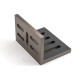 Slotted Angle Plate, Open-Ended, 6" (150mm) Length x 9" (225mm) Width x 7" (175mm) Height