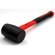 Haas 16oz / 1lb HI-Strength Rubber Mallet, TPR Grip
