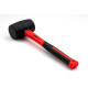 Haas 16oz / 1lb HI-Strength Rubber Mallet, TPR Grip