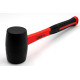 Haas 16oz / 1lb HI-Strength Rubber Mallet, TPR Grip