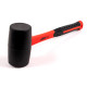 Haas 32oz / 2lb HI-Strength Rubber Mallet, TPR Grip