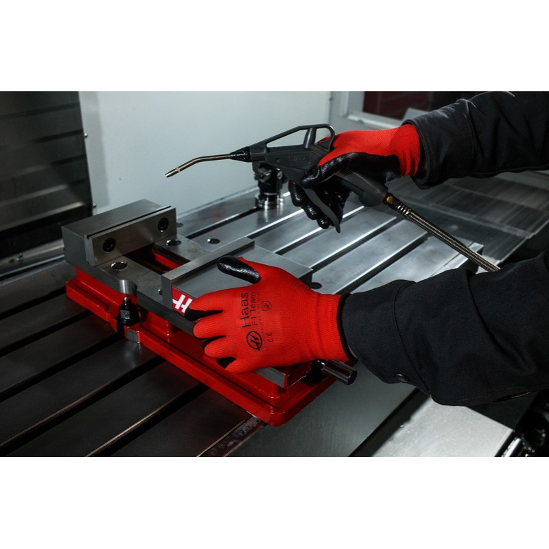 Рукавички трикотажні HPPE, стійкі до порізів, проколів та стирання, з нітриловим покриттям на долоні, 4331BX, розмір L - 1 пара