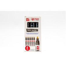 Фарба-ручка, чорна - упаковка з 6 штук