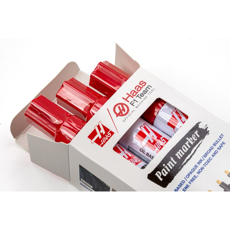 Ручка для фарбування, червона - упаковка з 6 штук