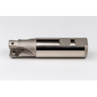 HIEX, 32mm Ø Indexable End Mill, 32mm Shank x 90° Lead Angle x 125mm Overall Length, 3 Flute, TSC