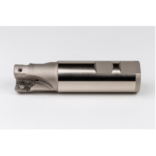 HIEX, 32mm Ø Indexable End Mill, 32mm Shank x 90° Lead Angle x 125mm Overall Length, 3 Flute, TSC