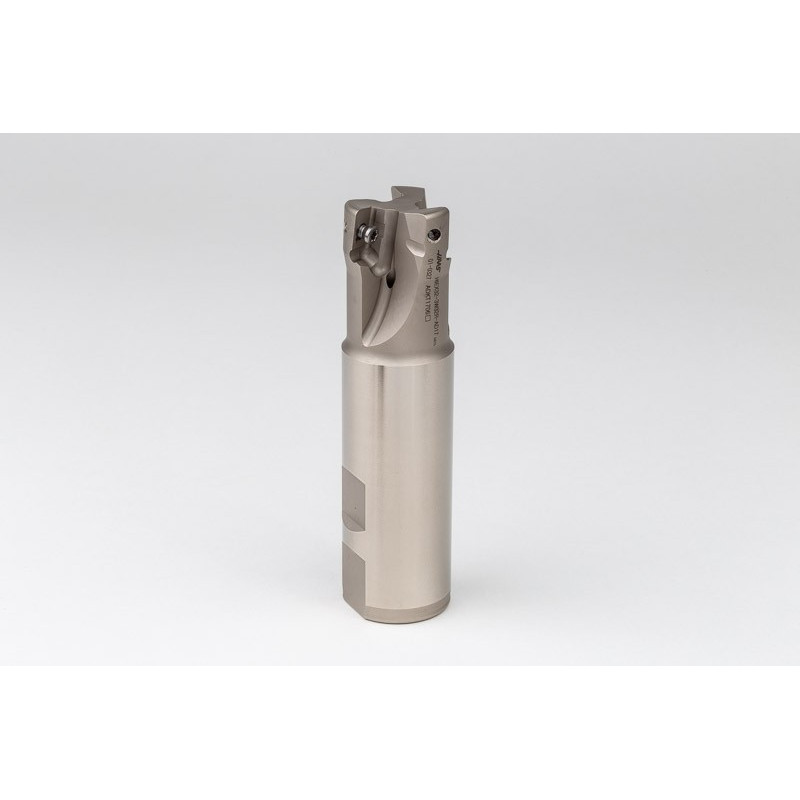 HIEX, 32mm Ø Indexable End Mill, 32mm Shank x 90° Lead Angle x 125mm Overall Length, 3 Flute, TSC