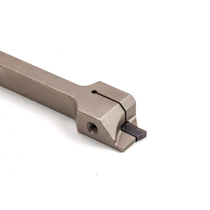 HGMN06-02, Інструмент для зовнішнього (OD) канавок із прямокутним сталевим хвостовиком 6x8 мм, правий, розмір пластини 2