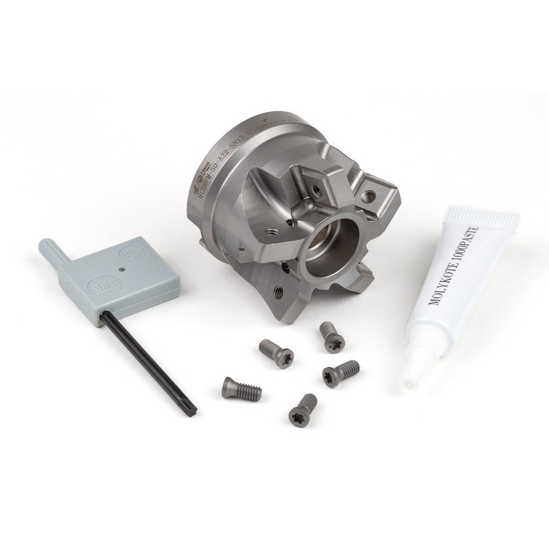 HCSHF, насадний фрезер Ø 50 мм, напрямний отвір 22 мм x кут нахилу 17,23°, 5 зубців, висока подача, TSC