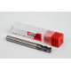 6mm Dia. Carbide End Mill, 4 Flute, Hyb. AlCrN Coated, 6mm Smooth Shank x 13mm LOC, 0.2mm Chamfer, HTPM