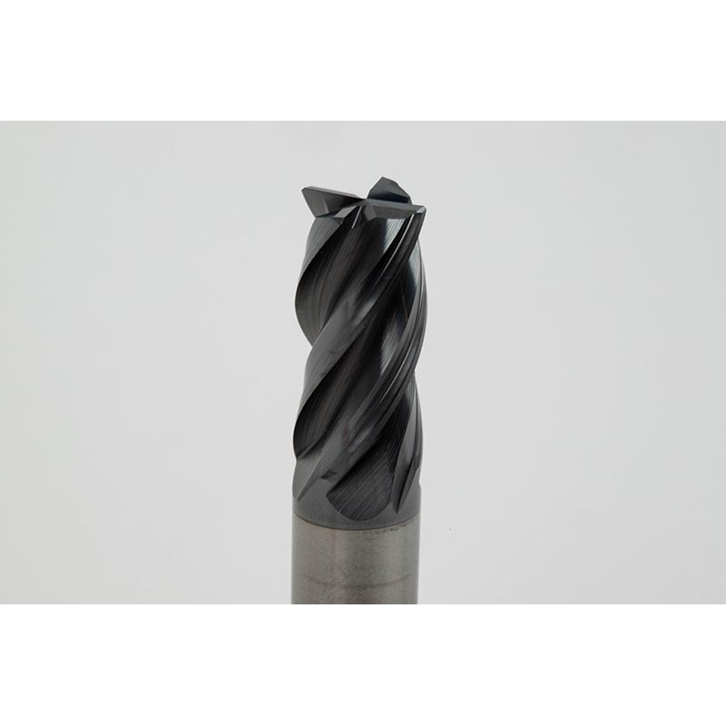 Твердосплавна кінцева фреза діаметром 16 мм, 4-зуба, гібридне покриття AlCrN, хвостовик Weldon 16 мм x 32 мм LOC, фаска 0,4 мм, HTPM