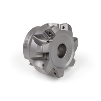 HCSHF, 80mm Ø насадная фреза, 27mm посадочное отверстие x 17.23° угол в плане, 7 зубьев, высокоподачная, TSC