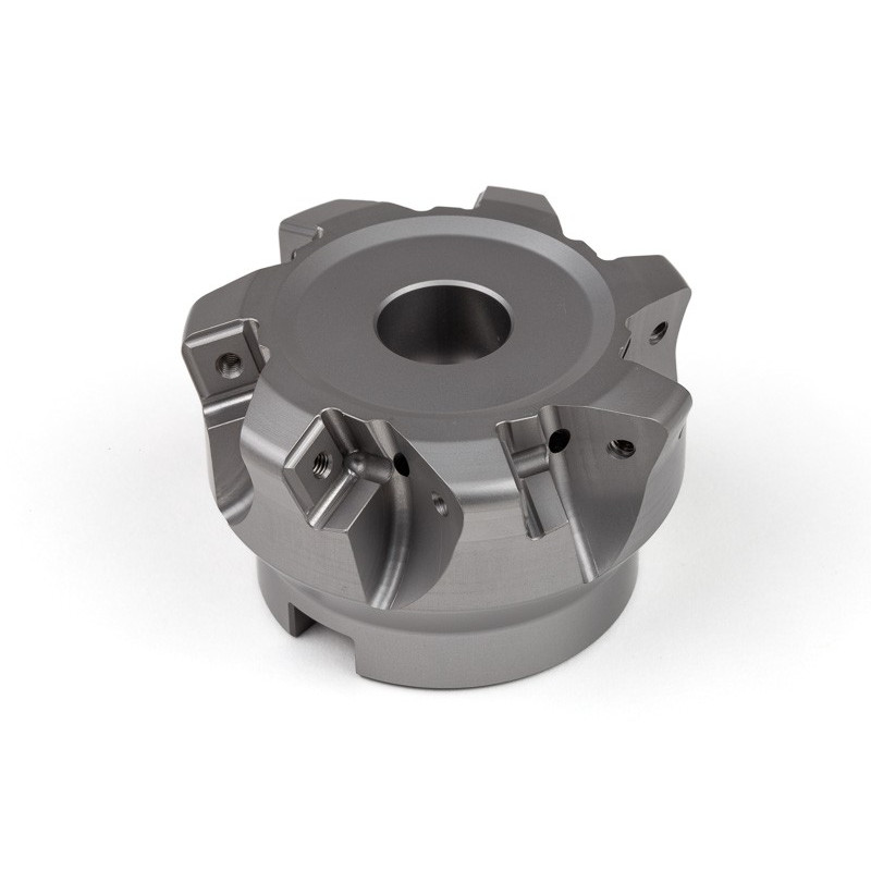 HCSHF, насадний фрезер Ø 80 мм, напрямний отвір 27 мм x кут нахилу 17,23°, 7 зубців, висока подача, TSC