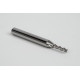 3mm Dia. Carbide End Mill, 3 Flute, Uncoated, 6mm Smooth Shank x 11mm LOC, Square Profile, HSAM2