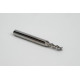 4mm Dia. Carbide End Mill, 3 Flute, Uncoated, 6mm Smooth Shank x 12mm LOC, Square Profile, HSAM2