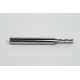 4mm Dia. Carbide End Mill, 3 Flute, Uncoated, 6mm Smooth Shank x 12mm LOC, Square Profile, HSAM2