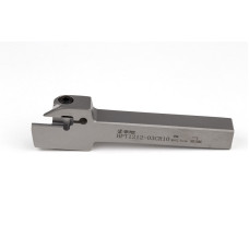 HPT1212-03CR10, 12mm Square Steel Shank External (OD) Grooving Tool, Right-Hand, Insert Size 3