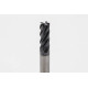 6mm Dia. Carbide End Mill, 5 Flute, AlTiN Coated, 6mm Smooth Shank x 15mm LOC, Square Profile, HTM