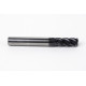 8mm Dia. Carbide End Mill, 5 Flute, AlTiN Coated, 8mm Smooth Shank x 20mm LOC, 0.5mm Radius, HTM