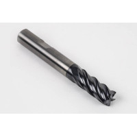 Твердосплавна кінцева фреза діаметром 12 мм, 5-зуба, покриття AlTiN, хвостовик Weldon 12 мм x 30 мм LOC, квадратний профіль, HTM