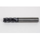 12mm Dia. Carbide End Mill, 5 Flute, AlTiN Coated, 12mm Weldon Shank x 30mm LOC, 3mm Radius, HTM