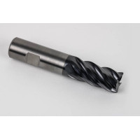 Твердосплавна кінцева фреза діаметром 20 мм, 5-зуба, покриття AlTiN, хвостовик Weldon 20 мм x 40 мм LOC, радіус 1 мм, HTM