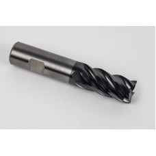 Твердосплавна кінцева фреза діаметром 20 мм, 5-зуба, покриття AlTiN, хвостовик Weldon 20 мм x 40 мм LOC, радіус 1 мм, HTM