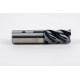 25mm Dia. Carbide End Mill, 5 Flute, AlTiN Coated, 25mm Weldon Shank x 40mm LOC, 0.5mm Radius, HTM