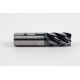 25mm Dia. Carbide End Mill, 5 Flute, AlTiN Coated, 25mm Weldon Shank x 40mm LOC, 1mm Radius, HTM