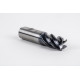 25mm Dia. Carbide End Mill, 5 Flute, AlTiN Coated, 25mm Weldon Shank x 40mm LOC, 1mm Radius, HTM