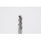 4mm Dia. Carbide End Mill, 3 Flute, Uncoated, 4mm Smooth Shank x 12mm LOC, Square Profile, HSAM2