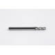 4mm Dia. Carbide End Mill, 3 Flute, Uncoated, 4mm Smooth Shank x 12mm LOC, 0.5mm Radius, HSAM2