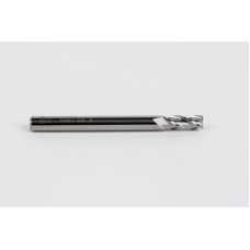 5mm Dia. Carbide End Mill, 3 Flute, Uncoated, 5mm Smooth Shank x 12mm LOC, Square Profile, HSAM2