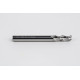 6mm Dia. Carbide End Mill, 3 Flute, Uncoated, 6mm Smooth Shank x 15mm LOC, 0.5mm Radius, HSAM2