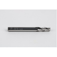 6mm Dia. Carbide End Mill, 3 Flute, Uncoated, 6mm Smooth Shank x 15mm LOC, 1mm Radius, HSAM2