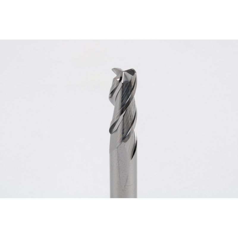 6mm Dia. Carbide End Mill, 3 Flute, Uncoated, 6mm Smooth Shank x 15mm LOC, 1mm Radius, HSAM2