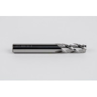 8mm Dia. Carbide End Mill, 3 Flute, Uncoated, 8mm Smooth Shank x 20mm LOC, Square Profile, HSAM2
