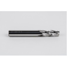 8mm Dia. Carbide End Mill, 3 Flute, Uncoated, 8mm Smooth Shank x 20mm LOC, Square Profile, HSAM2