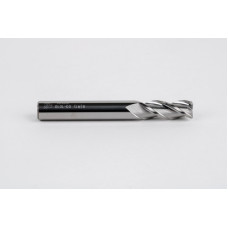 8mm Dia. Carbide End Mill, 3 Flute, Uncoated, 8mm Smooth Shank x 20mm LOC, 1mm Radius, HSAM2