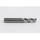 12mm Dia. Carbide End Mill, 3 Flute, Uncoated, 12mm Smooth Shank x 30mm LOC, 3mm Radius, HSAM2